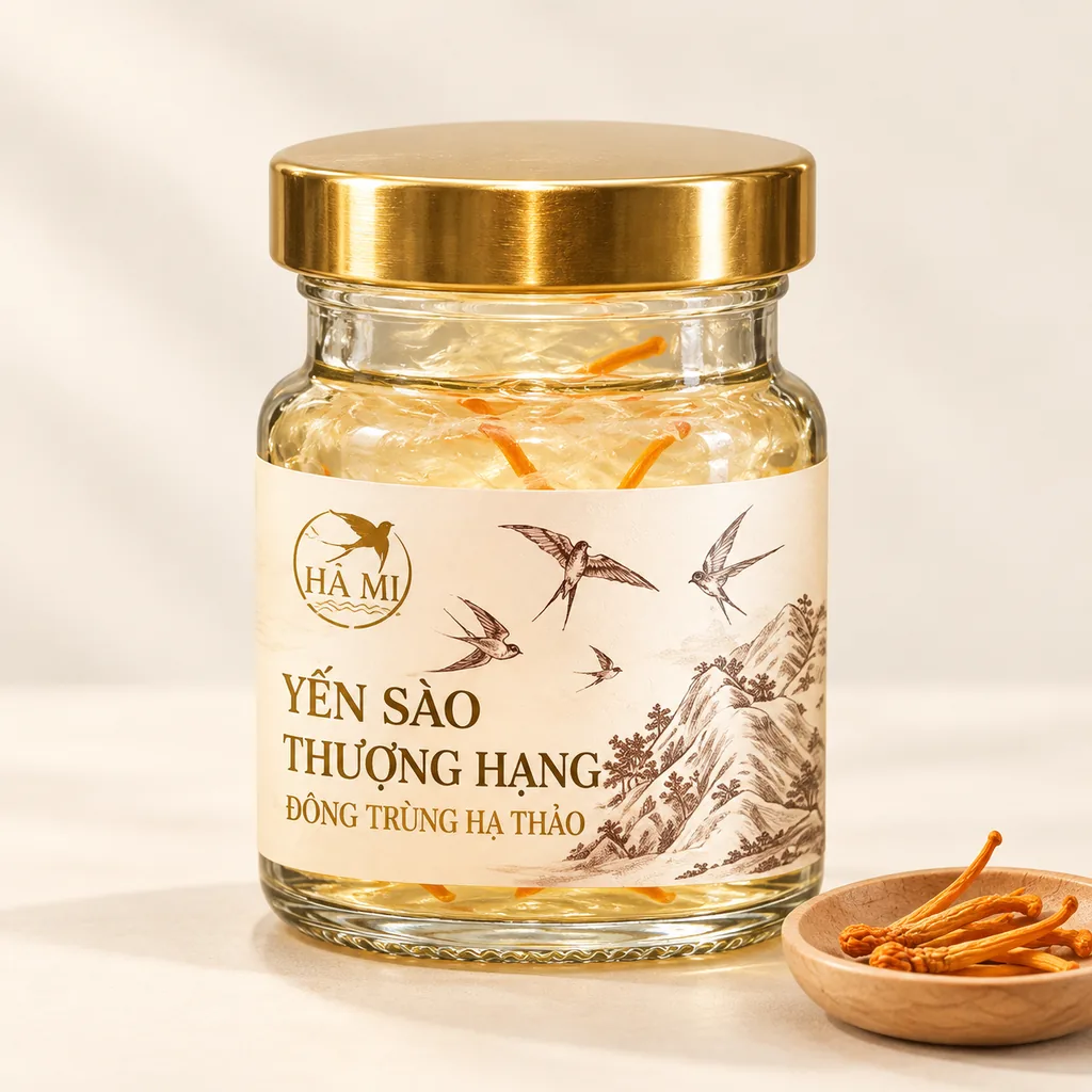Yến Sào Thượng Hạng Đông Trùng Hạ Thảo (Hũ 75ml)