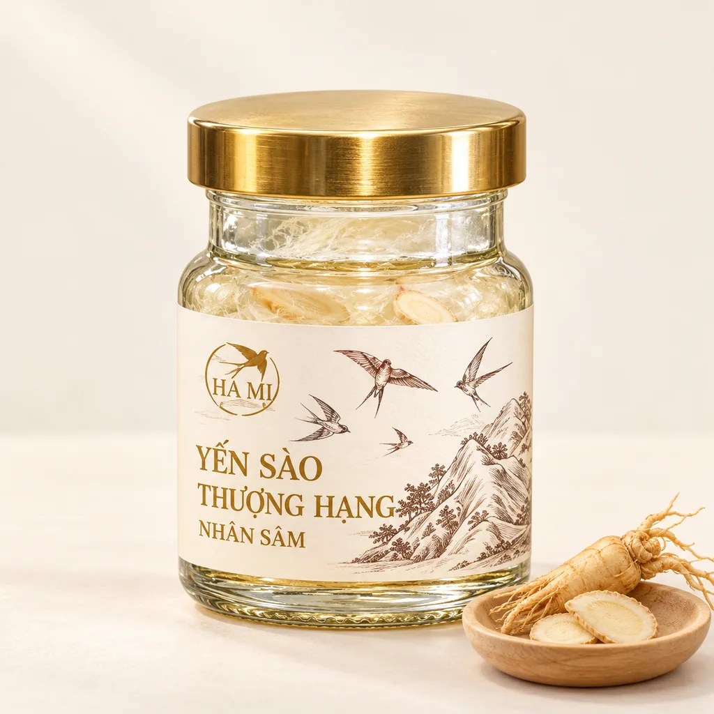 Yến Sào Thượng Hạng Nhân Sâm (Hũ 75ml)